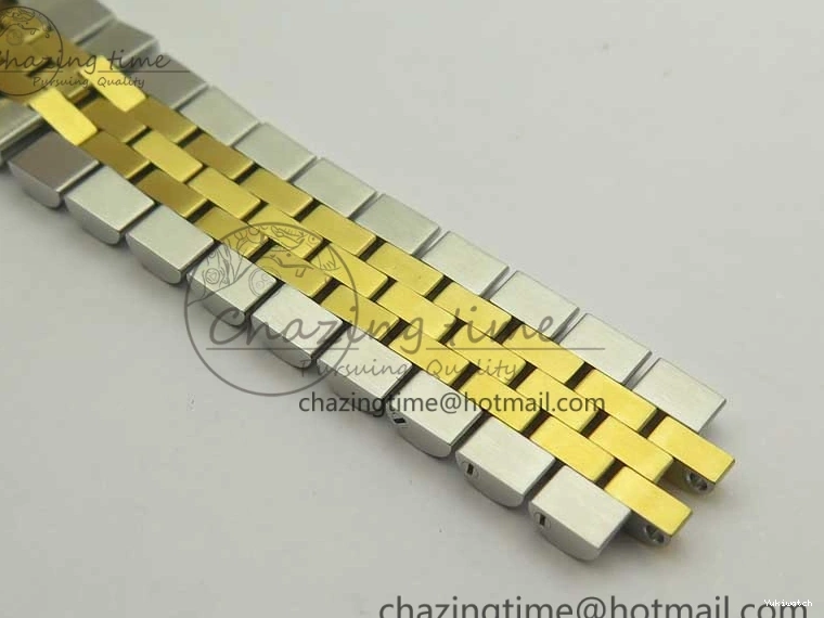 YG Stick Silver Bracelet on SS 126233 Markers ARF Jubilee Dial SS DateJust Best Edition 36 YG 1:1 SH3135 0505